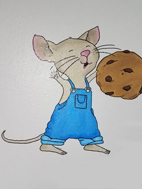 Give a Mouse a Cookie Mural
